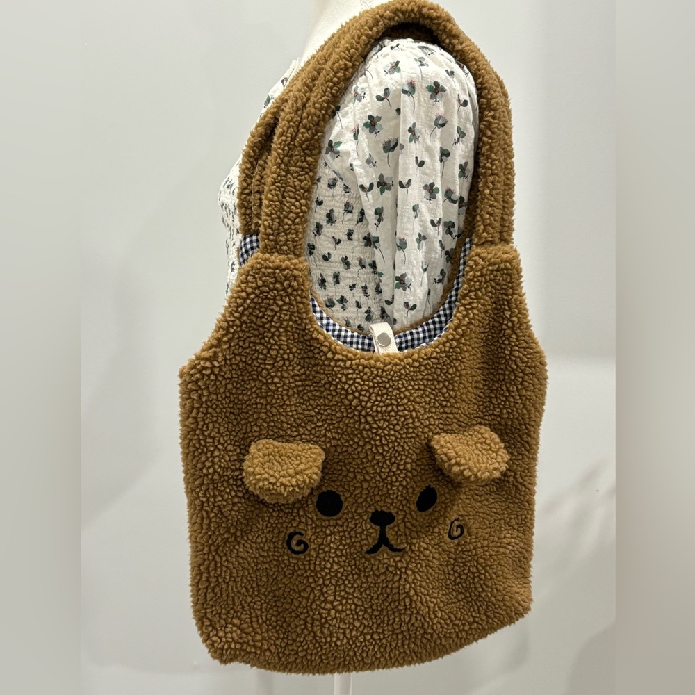 Kawaii Harajuku Teddy bear Style Shoulder bag Tote Soft String Cute